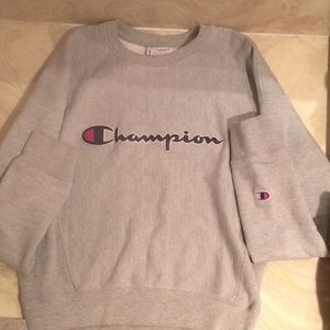 Grey Champion Hoodie, Reverse Weave